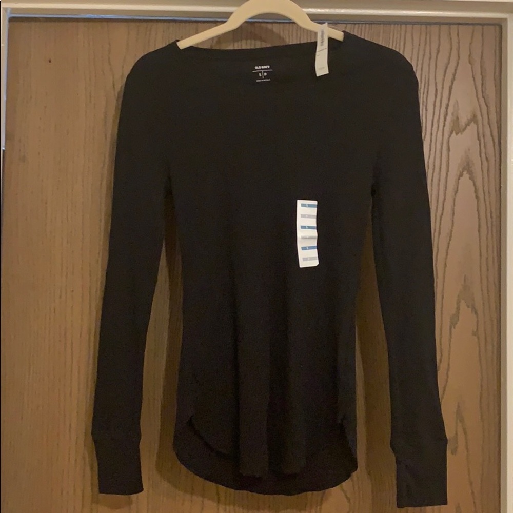Black thermal shirt- size small